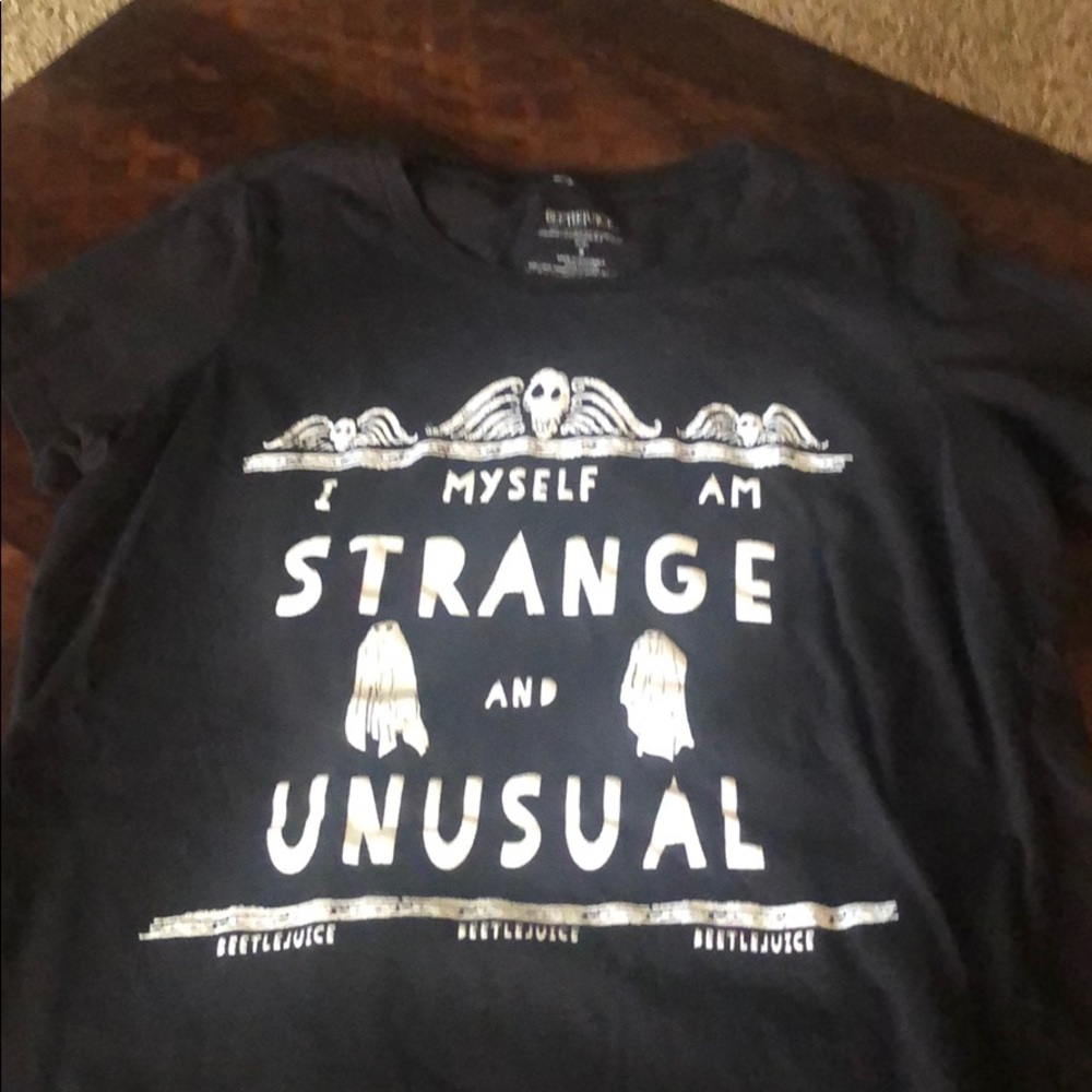 Beetle juice themed t shirt